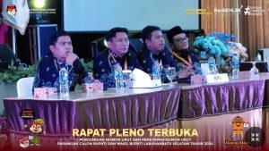 KPUD Labusel Tetapkan No Urut Paslon Pilkada