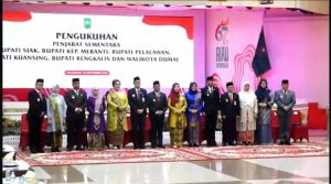Enam Pjs Kepala Daerah di Riau Dikukuhkan Gubernur