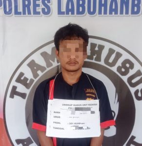 Pukul Kepala Orang Pake Batu, TP Disikat Reskrim Polsek Bilah Hulu