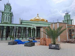 Pejabat Teras Labuhanbatu Diduga Kerjakan Rehab Mesjid Raya Al Ikhlas Rp. 15 Milyar