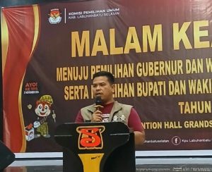 KPUD Labusel Gelar Malam Keakraban  Sukses Pilkada 2024
