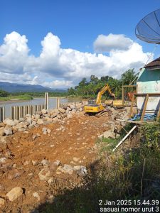 Proyek Pengendali Banjir Sungai Batang Pasaman Rp. 6 Milyar Disetop Warga