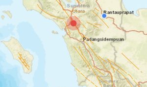 Jelang Subuh, Tarutung Diguncang Gempa 5,6 SR