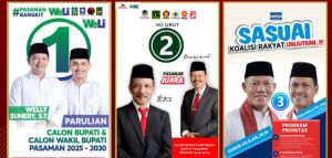 KPU Pasaman Tetapkan Tiga Paslon Bertarung di Pilkada Ulang