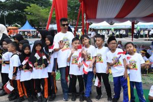 Bupati Kasmarni Tegaskan Komitmen Perlindungan Anak Dalam Peringatan Hari Anak Nasional di Rengat