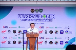 Pemkab Resmi Buka ‘Bengkalis Open Tennis Beginner’