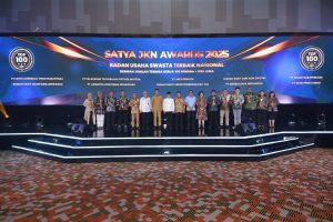 PT Marbau Jaya Terima Satya JKN Award 2025 Masuk 10 Jajaran Perusahaan Swasta dengan Manajemen Kesehatan Terbaik