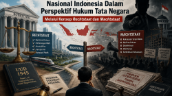 Menilai Arah Program Strategis Nasional Indonesia Dalam Perspektif Hukum Tata Negara Melalui Konsep Rechtstaat dan Machtstaat
